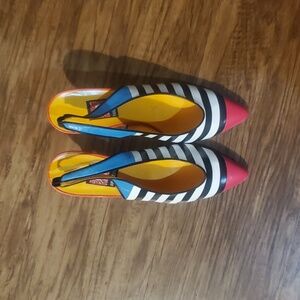 ANNE KLEIN II | VINTAGE 90’s heels. Classic Color Block  Make a statement! Sz 9